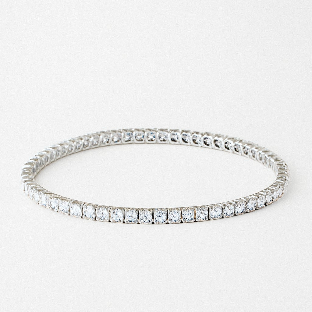 Moissanite Tennis Bracelet in 925 Sterling Silver, product view