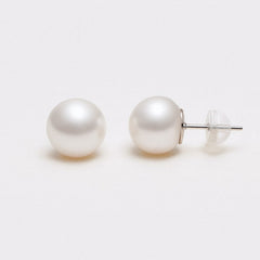 Pearl Stud Earrings, Freshwater Pearl Studs, 925 Sterling Silver