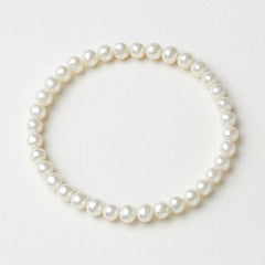 Pearl Bracelet, Freshwater Pearl Stretch Bracelet 4mm to 7mm